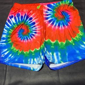 Tye dye shorts size 3xl